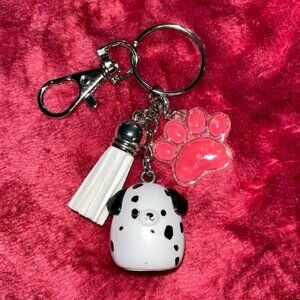 Dustin dog squishmallow keychain